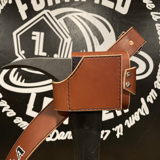 Friction Swivel Axe Belt with Axe Scabbard