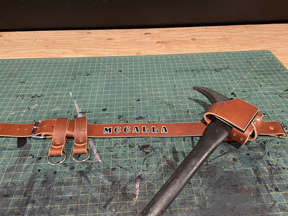 Friction Swivel Axe Belt with Axe Scabbard